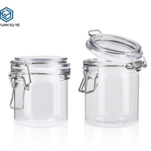 KY001PC - Hũ Nhựa PET Dáng Trụ Thẳng Nắp Kín 300-350ml
