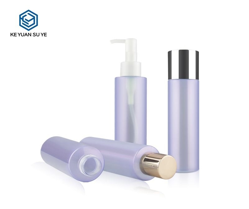 KY003 - Chai Nhựa PET Đựng Toner & Lotion Nhũ Tím 150ml/180ml