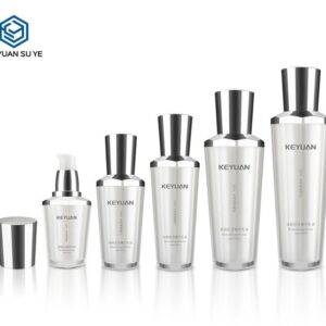 KY004AB - Chai Nhựa Acrylic Bạc Cao Cấp Đựng Sữa Dưỡng, Lotion 25-120ml