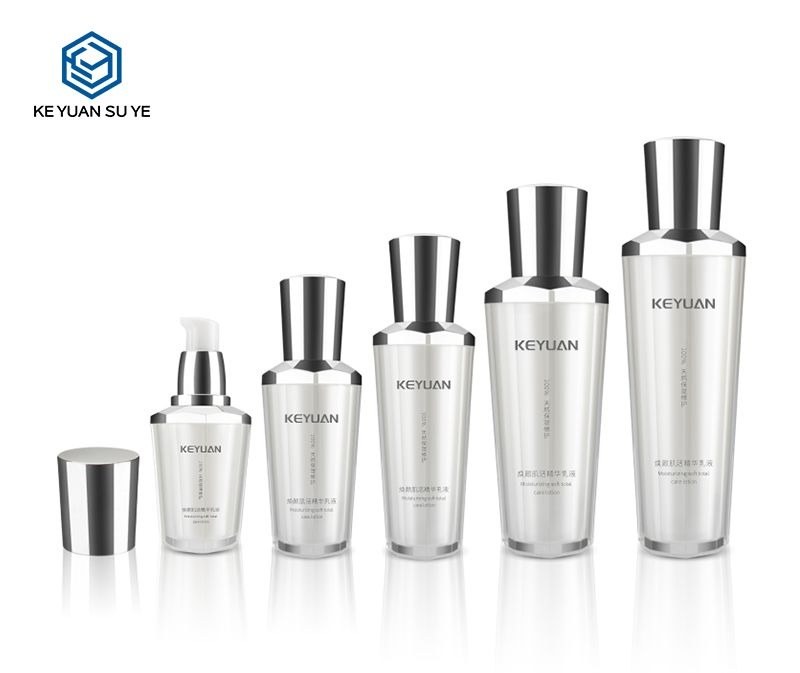 KY004AB - Chai Nhựa Acrylic Bạc Cao Cấp Đựng Sữa Dưỡng, Lotion 25-120ml