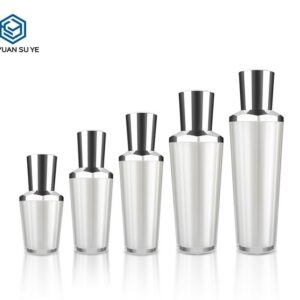 KY004AB - Chai Nhựa Acrylic Bạc Cao Cấp Đựng Sữa Dưỡng, Lotion 25-120ml