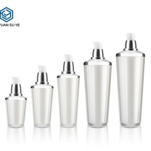 KY004AB - Chai Nhựa Acrylic Bạc Cao Cấp Đựng Sữa Dưỡng, Lotion 25-120ml