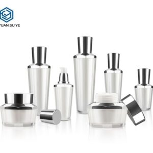 KY004AB - Chai Nhựa Acrylic Bạc Cao Cấp Đựng Sữa Dưỡng, Lotion 25-120ml