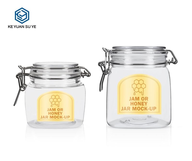 KY004PC - Hũ Nhựa PET Đựng Mật Ong Kiểu Dáng Độc Đáo 220ml/500ml