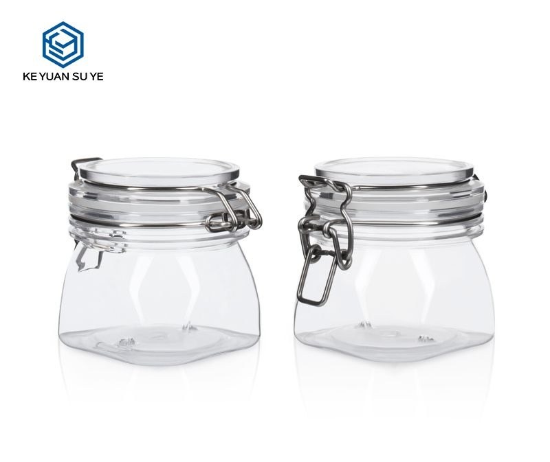 KY004PC - Hũ Nhựa PET Đựng Mật Ong Kiểu Dáng Độc Đáo 220ml/500ml