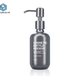 KY004 - Chai Nhựa Mỹ Phẩm Cao Cấp 300ml Ánh Bạc UV Sang Trọng