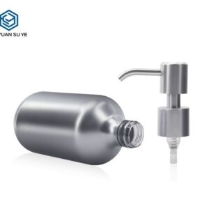 KY004 - Chai Nhựa Mỹ Phẩm Cao Cấp 300ml Ánh Bạc UV Sang Trọng