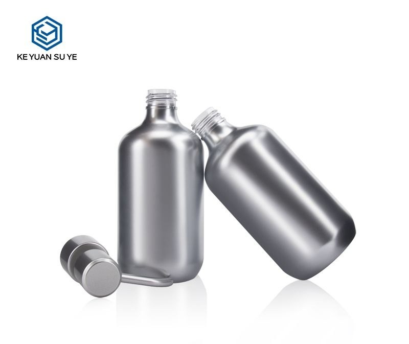 KY004 - Chai Nhựa Mỹ Phẩm Cao Cấp 300ml Ánh Bạc UV Sang Trọng