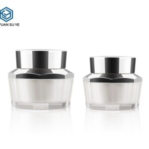KY005AJ - Hũ Kem Acrylic Mạ Bạc 30ml 50ml