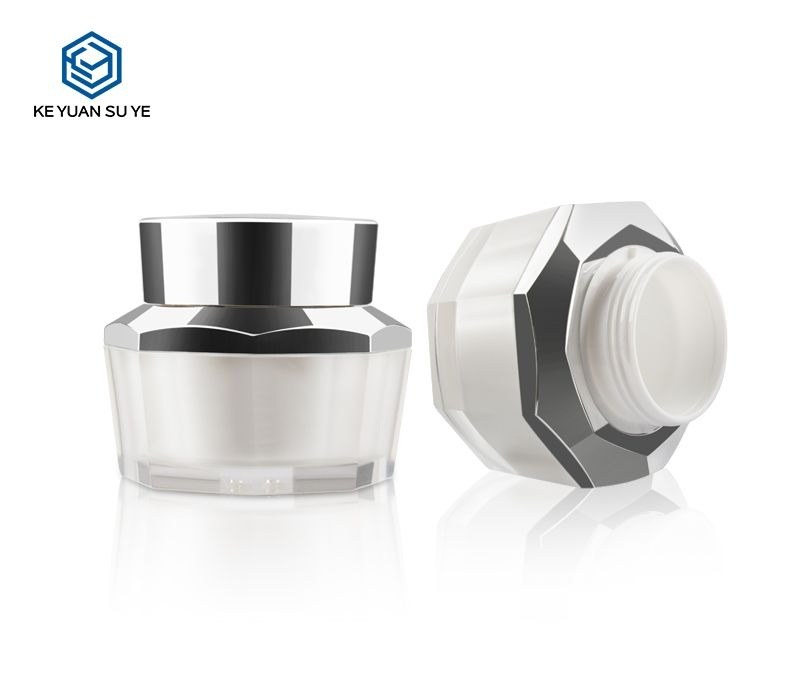 KY005AJ - Hũ Kem Acrylic Mạ Bạc 30ml 50ml