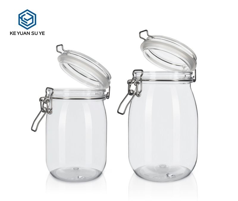 KY005PC - Hu nhua PET co lon dung hat, mut, trai cay say 800-1600ml