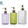 KY005 - Chai Nhựa PETG Vòi Bơm Đựng Sữa Tắm, Nước Rửa Tay Cao Cấp Mạ UV Vàng