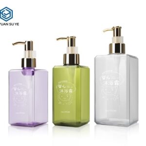 KY005 - Chai Nhựa PETG Vòi Bơm Đựng Sữa Tắm, Nước Rửa Tay Cao Cấp Mạ UV Vàng
