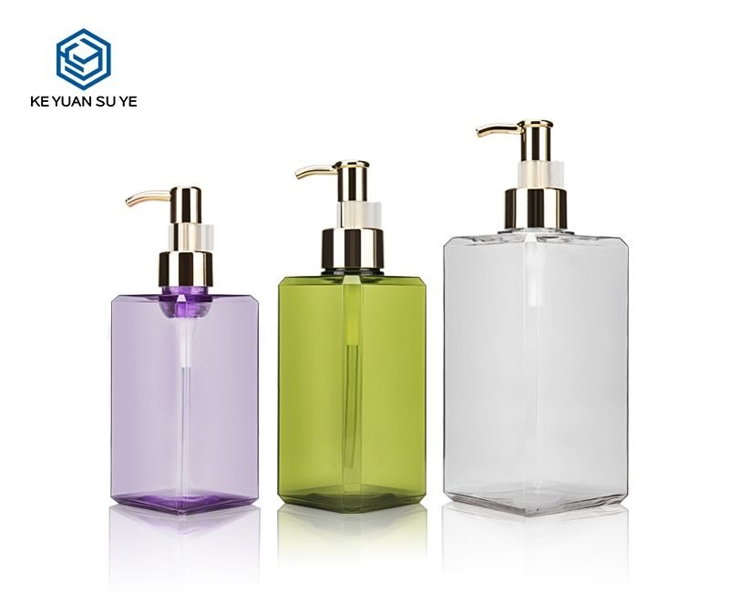 KY005 - Chai Nhựa PETG Vòi Bơm Đựng Sữa Tắm, Nước Rửa Tay Cao Cấp Mạ UV Vàng