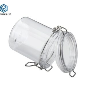 KY006PC - Hũ Nhựa PET Miệng Rộng 500-1500ml Đựng Hoa Khô, Trà, Mật Ong