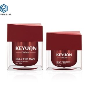 KY010AJ - Hũ Kem Acrylic Cao Cấp 50ml/100ml, Nắp Đôi Sang Trọng