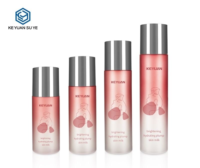 KY011 - Chai Toner Nhựa PET Cao Cấp Màu Đỏ Gradient