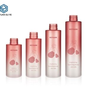 KY011 - Chai Toner Nhựa PET Cao Cấp Màu Đỏ Gradient