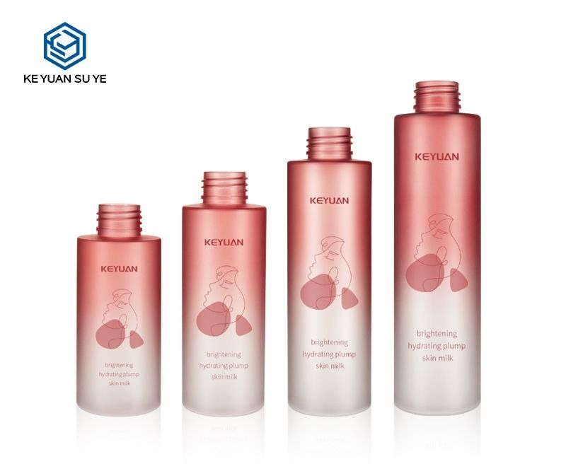 KY011 - Chai Toner Nhựa PET Cao Cấp Màu Đỏ Gradient