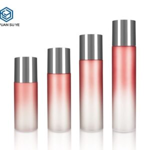 KY011 - Chai Toner Nhựa PET Cao Cấp Màu Đỏ Gradient