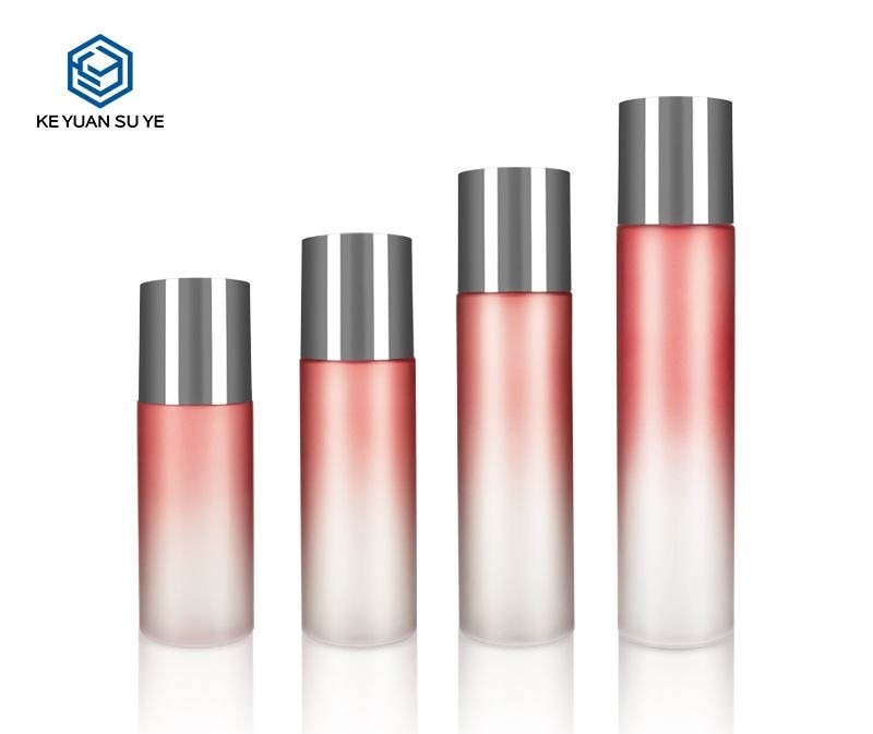 KY011 - Chai Toner Nhựa PET Cao Cấp Màu Đỏ Gradient