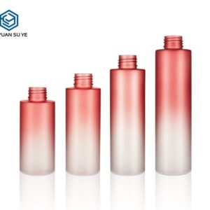 KY011 - Chai Toner Nhựa PET Cao Cấp Màu Đỏ Gradient
