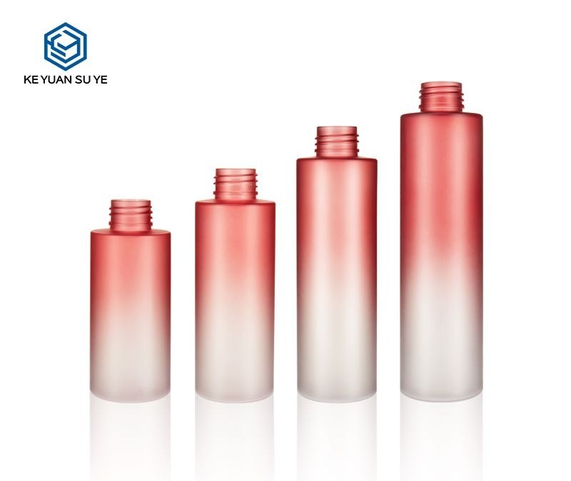 KY011 - Chai Toner Nhựa PET Cao Cấp Màu Đỏ Gradient