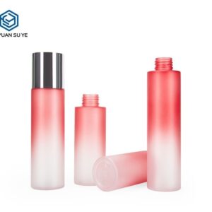 KY011 - Chai Toner Nhựa PET Cao Cấp Màu Đỏ Gradient