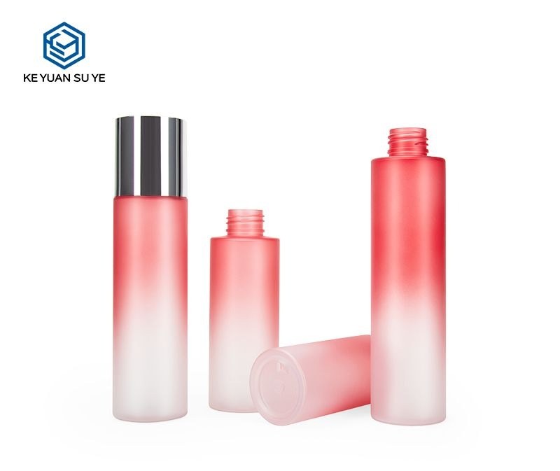 KY011 - Chai Toner Nhựa PET Cao Cấp Màu Đỏ Gradient