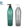 KY015 - Chai Nhựa PET 750ml Đựng Dầu Gội/Dầu Xả Màu Xanh Xám, Dung Tích Lớn Thân Thiện Môi Trường