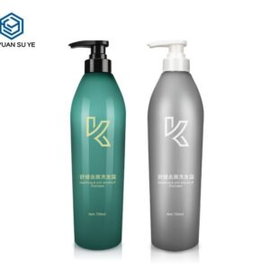 KY015 - Chai Nhựa PET 750ml Đựng Dầu Gội/Dầu Xả Màu Xanh Xám, Dung Tích Lớn Thân Thiện Môi Trường