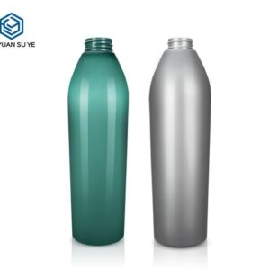 KY015 - Chai Nhựa PET 750ml Đựng Dầu Gội/Dầu Xả Màu Xanh Xám, Dung Tích Lớn Thân Thiện Môi Trường
