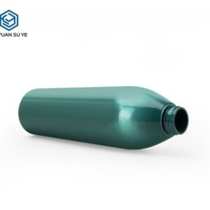 KY015 - Chai Nhựa PET 750ml Đựng Dầu Gội/Dầu Xả Màu Xanh Xám, Dung Tích Lớn Thân Thiện Môi Trường