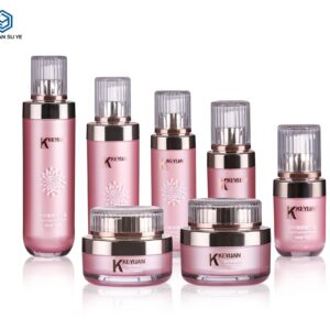 KY016 - Hũ Kem Dưỡng Acrylic Cao Cấp Màu Hồng 30g/50g