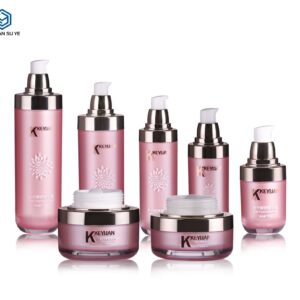 KY016 - Hũ Kem Dưỡng Acrylic Cao Cấp Màu Hồng 30g/50g