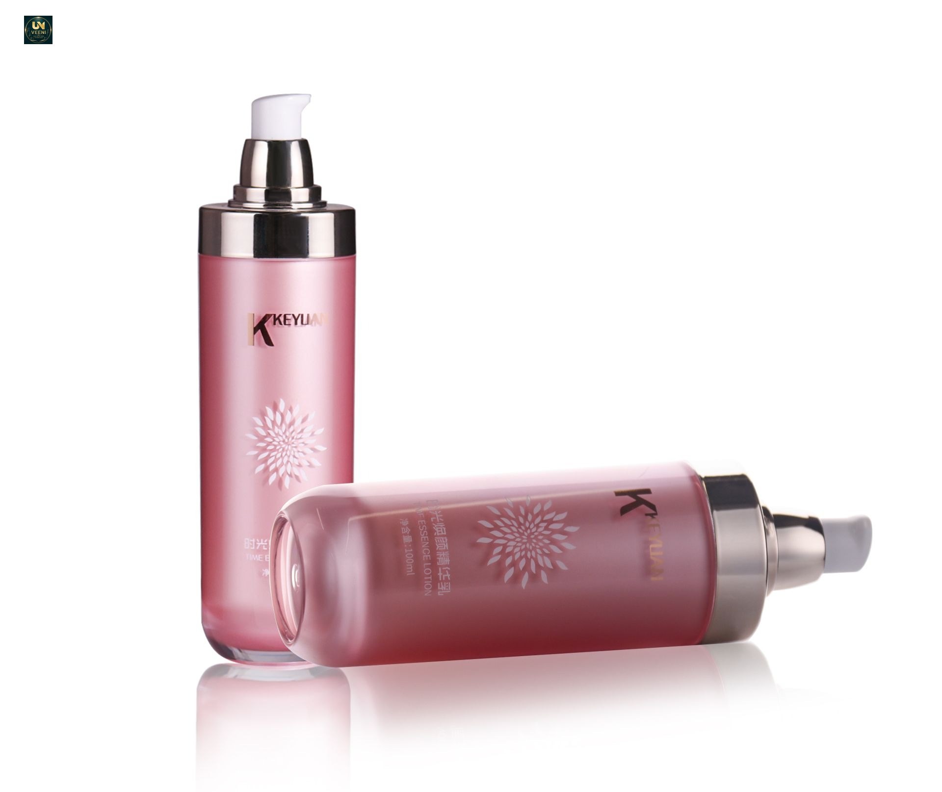 KY016 - Hũ Kem Dưỡng Acrylic Cao Cấp Màu Hồng 30g/50g