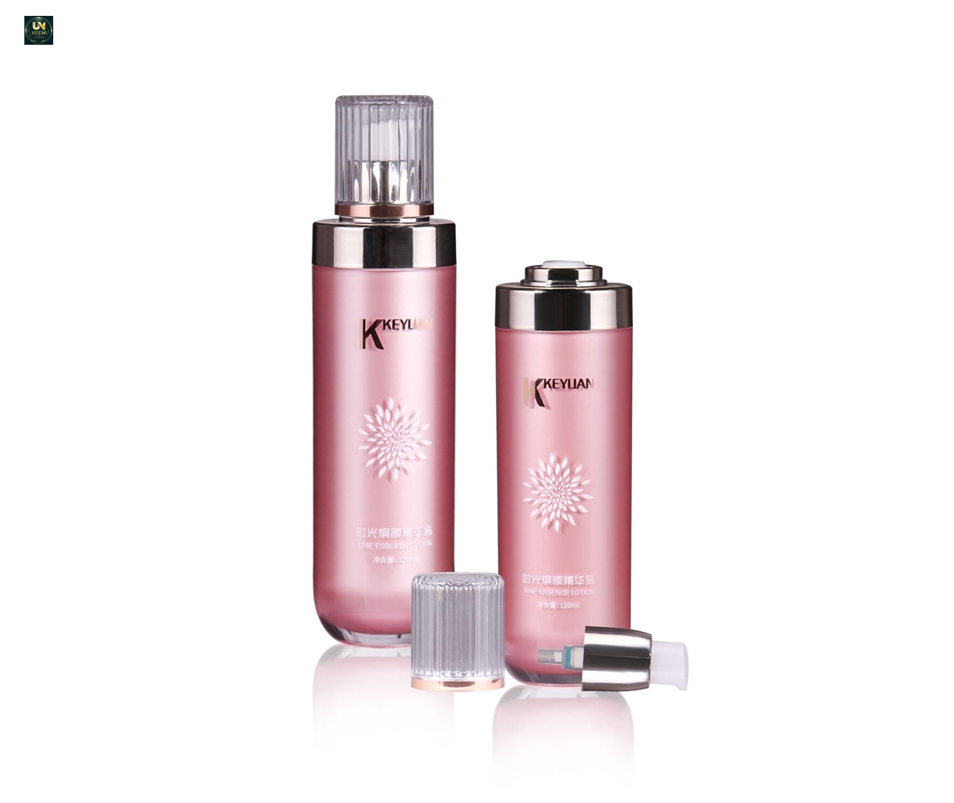 KY016 - Hũ Kem Dưỡng Acrylic Cao Cấp Màu Hồng 30g/50g