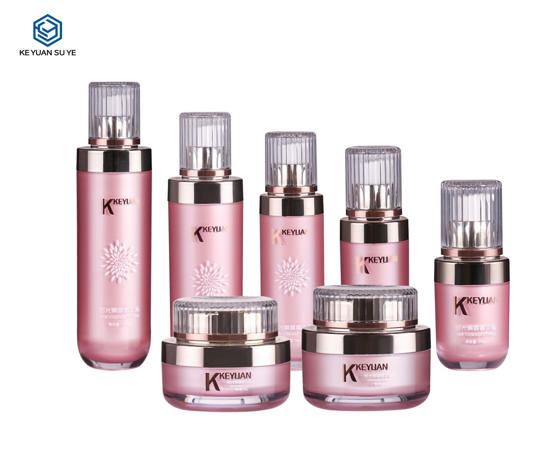 KY016 - Hũ Kem Dưỡng Acrylic Cao Cấp Màu Hồng 30g/50g