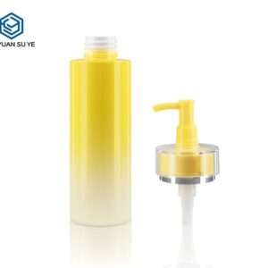 KY016 - Chai Nhựa PET Bóng Vàng Đựng Sữa Dưỡng Ẩm, Đầu Bơm Đặc Biệt