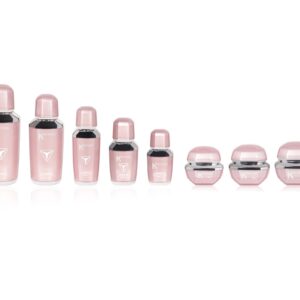 KY019A-1 - Hũ kem dưỡng acrylic cao cấp màu hồng