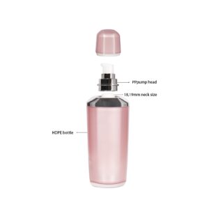 KY019A-1 - Hũ kem dưỡng acrylic cao cấp màu hồng