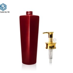 KY019 - Chai Nhua PET Dung Dau Goi/Dau Xa 750ml Mau Do Do Bong