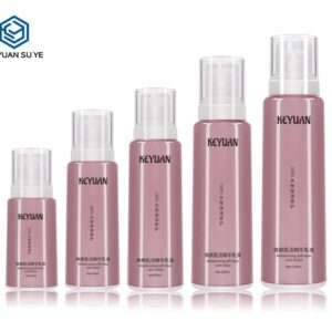 KY021 - Hũ Kem và Chai Acrylic Cao Cấp Màu Hồng Sang Trọng