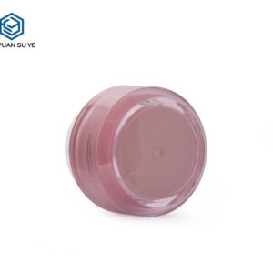 KY021 - Hũ Kem và Chai Acrylic Cao Cấp Màu Hồng Sang Trọng