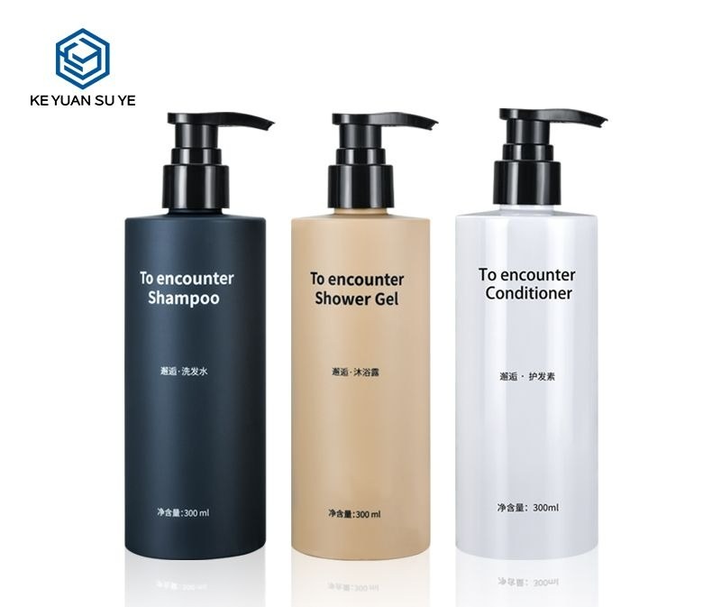 KY025 - Chai Nhua PET Dung Dau Goi, Dau Xa, Sua Tam 300ml