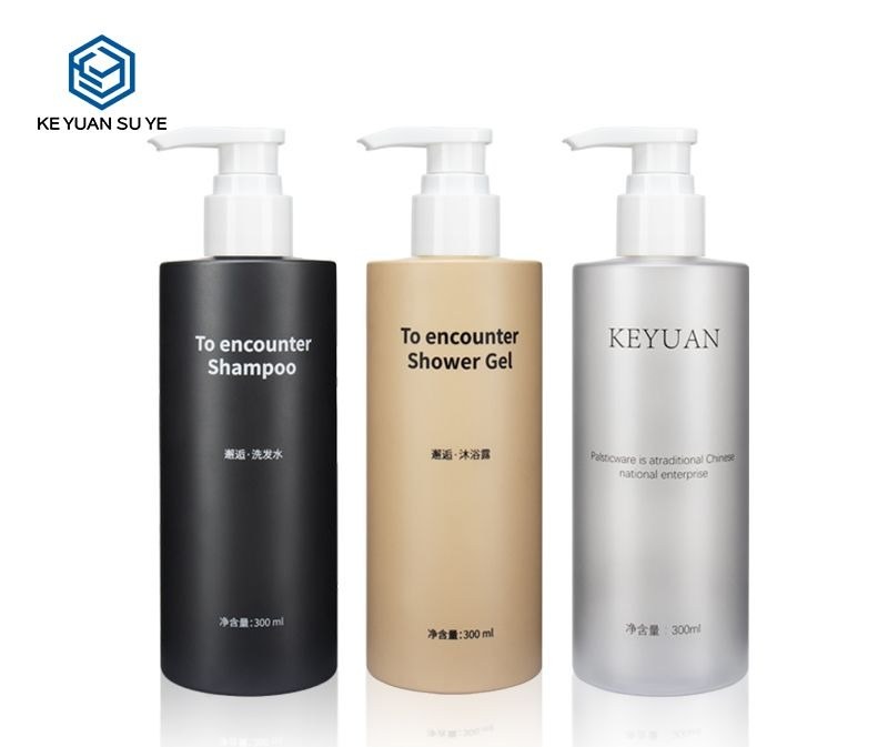KY025 - Chai Nhua PET Dung Dau Goi, Dau Xa, Sua Tam 300ml