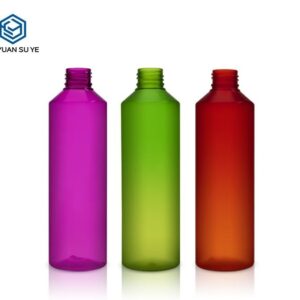 KY027 - Chai Nhựa PET Đựng Dầu Gội 250ml Nắp Bật Đa Màu, Bề Mặt Mờ