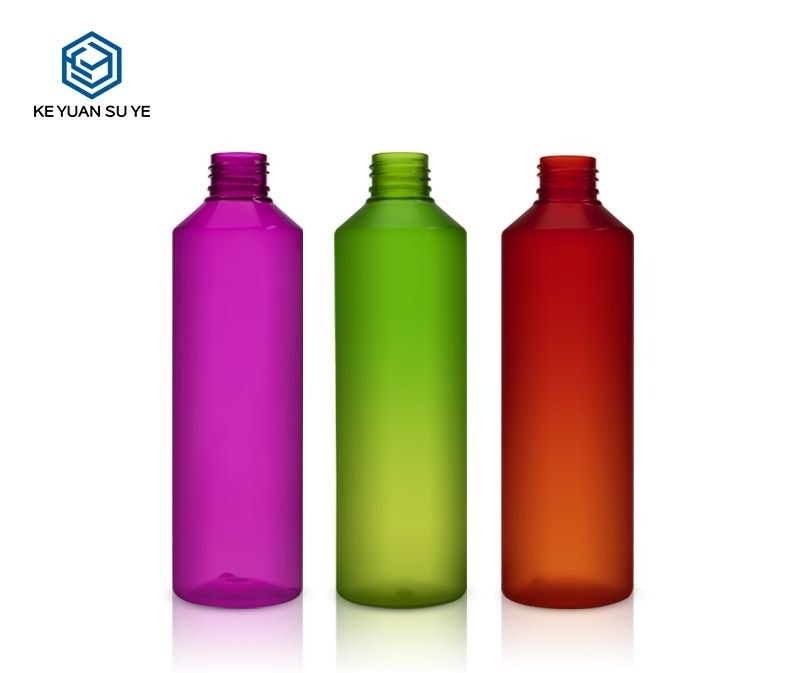 KY027 - Chai Nhựa PET Đựng Dầu Gội 250ml Nắp Bật Đa Màu, Bề Mặt Mờ