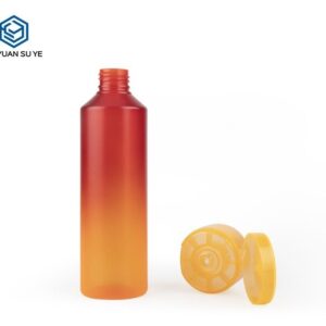 KY027 - Chai Nhựa PET Đựng Dầu Gội 250ml Nắp Bật Đa Màu, Bề Mặt Mờ