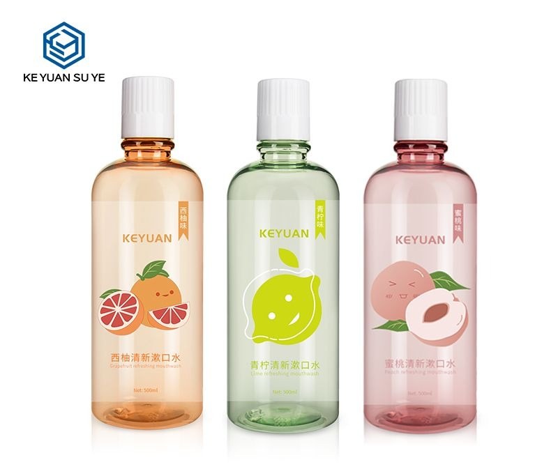 KY031 - Chai Nhựa PET Đựng Nước Súc Miệng, Xà Phòng Lỏng 500ml Nắp Vặn